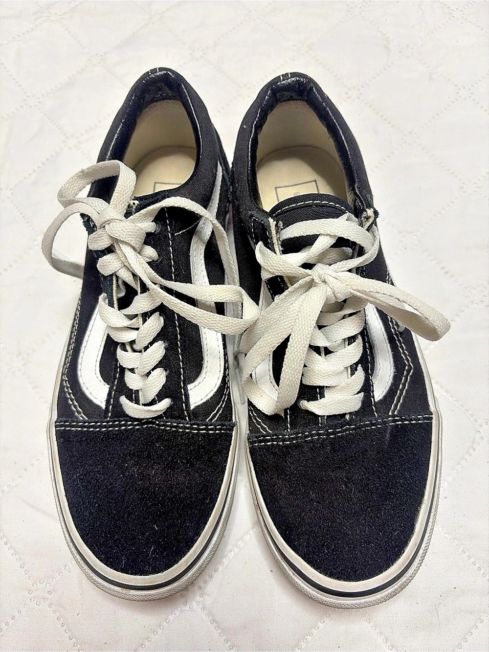 Vans Old Skool Black & White Sneakers US Women's 7